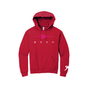 Limited Edition Red Pink Belmo Boom Hoodie