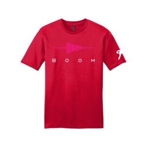 Limited Edition Red Pink Belmo Boom T-Shirt