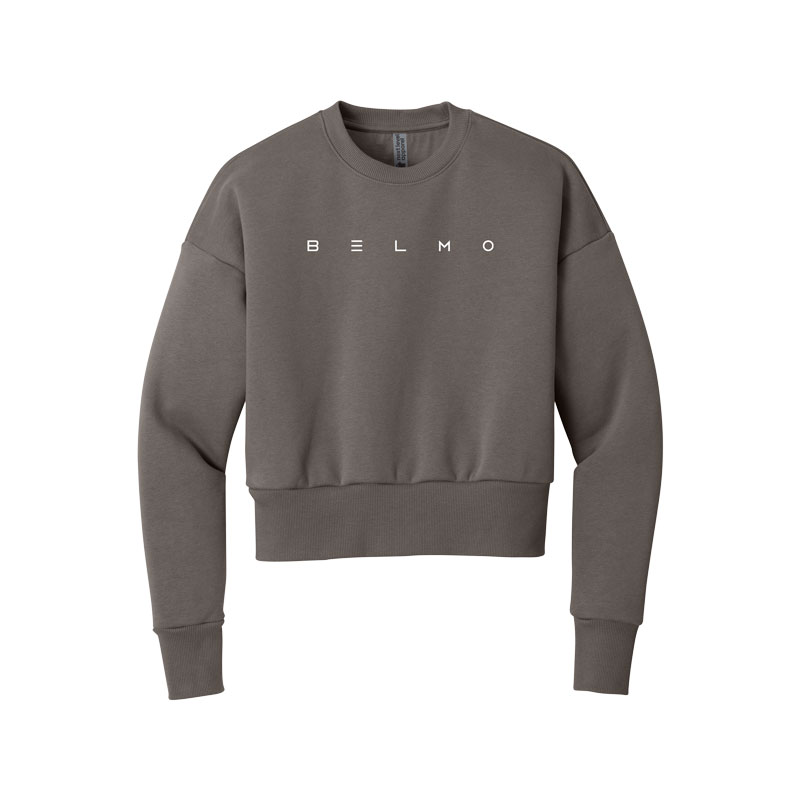 Belmo Embroidered Heavyweight Women's Crewneck Sweatshirt